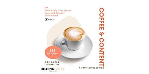 Imagem principal do evento Coffee & Content (CapCut Edition)