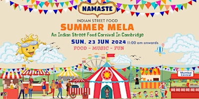 Primaire afbeelding van Cambridge Indian Street Food Carnival - Summer Mela 2024