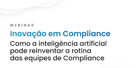 Inovação em Compliance
