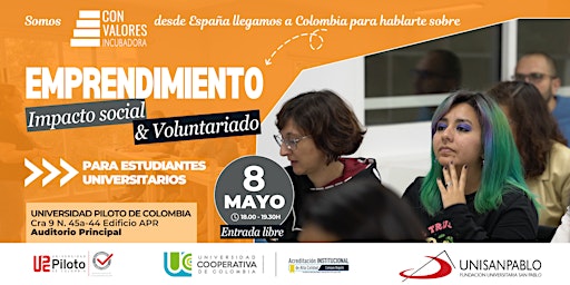 Image principale de EMPRENDIMIENTO, impacto social & voluntariado. Bogotá.