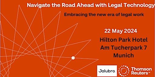 Imagem principal do evento Navigate the Road Ahead with Legal Technology