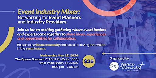 Primaire afbeelding van Event Industry Mixer: Networking for Event Planners and Industry Providers