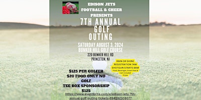 Primaire afbeelding van Edison Jets 7th Annual Golf Outing