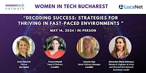 Hauptbild für Women in Tech Bucharest 2024