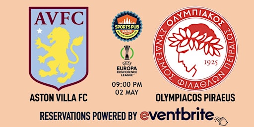 Aston Villa v Olympiacos Pirareus | Conference League - Sports Pub Malasaña primary image