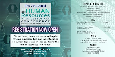 Human Resources Professionals Conference primary image
