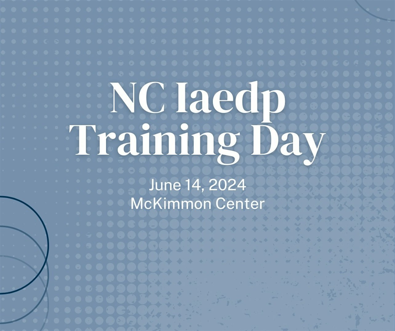 2024 NC iaedp Training Day