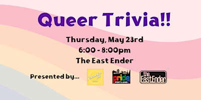 Imagen principal de Queer Trivia in partnership with Pride Portland!