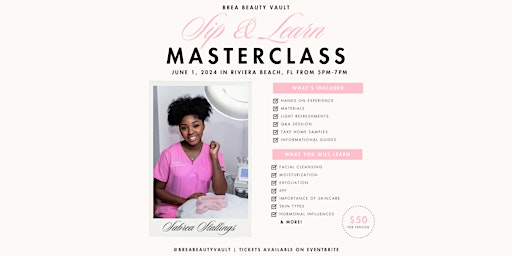 Sip & Learn Skincare Masterclass primary image