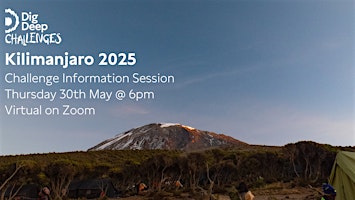 Hauptbild für Kilimanjaro 2025 Information Session