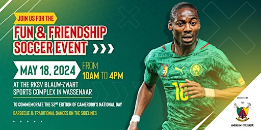 Imagem principal do evento Cameroon Fun & Friendship Soccer Celebration