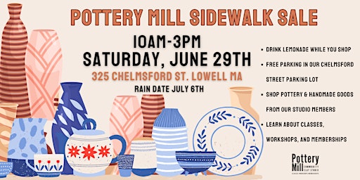 Pottery Sidewalk Sale and Studio Open House primary image
