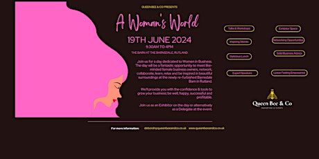 A Woman's World - an event dedicated to Women in Business - 19th June @ The Barn, Barnsdale, Rutland