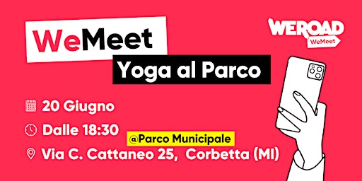 Imagem principal do evento WeMeet | Yoga al Parco