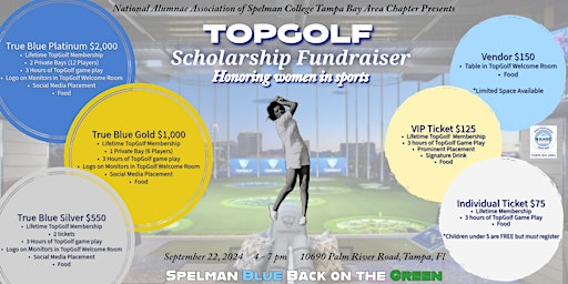Spelman Blue Back on The Green: Golf Tournament Scholarship Fundraiser primary image