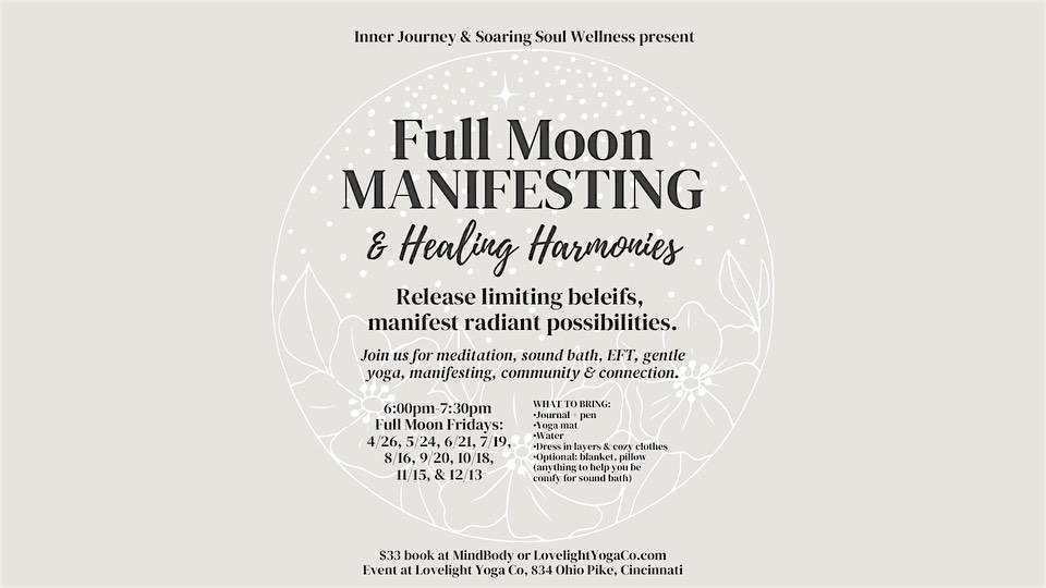 Full Moon Manifesting & Healing Harmonies