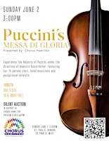 Puccini's Messa di Gloria - DATE CHANGED JUNE 2 3 PM primary image