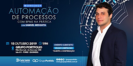 Imagem principal do evento Workshop Automação de Processos com BPMS na Prática