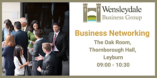 Business Networking in The Oak Room primary image
