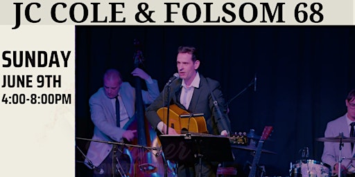 Imagem principal do evento JC Cole & Folsom 68 - Vine & Vibes Summer Concert Series