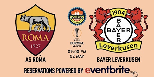 Roma v B. Leverkusen | Europa League - Sports Pub La Latina primary image
