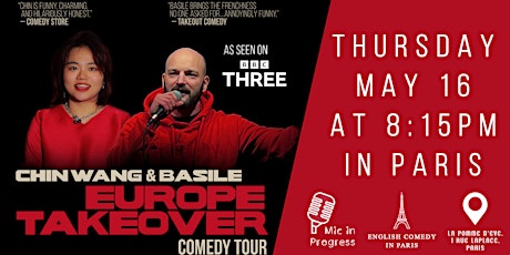 Europe Takeover Comedy Tour | English Stand-Up Show in Paris