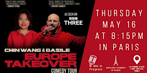 Europe Takeover Comedy Tour | English Stand-Up Show in Paris primary image