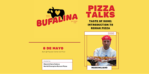 Imagem principal de Bufalina presenta: Degustación de la Pizza Romana por Massimiliano Saieva