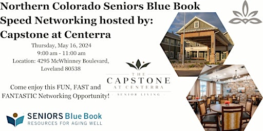 Primaire afbeelding van Seniors Blue Book Speed Networking hosted by: Capstone at Centerra