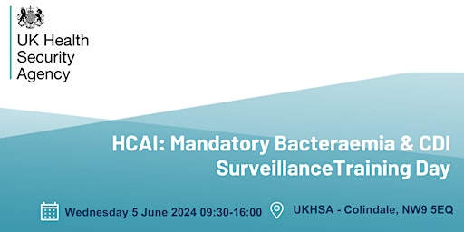 Imagem principal do evento HCAI: Mandatory Bacteraemia and CDI surveillance Training day