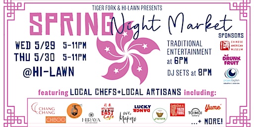 Spring Night Market Presented By Tiger Fork & Hi Lawn primary image