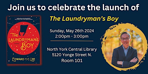 Imagem principal do evento Book Launch for THE LAUNDRYMAN'S BOY