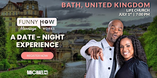 Imagem principal do evento Michael Jr.'s Funny How Marriage Works Tour @ Bath, UK