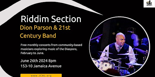 Primaire afbeelding van Riddim Section Presents: Dion Parson & 21st Century Band