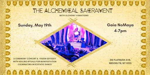 Imagem principal de The Alchemical Sacrament:Vision Odyssey + Ceremony Concert With Live Music