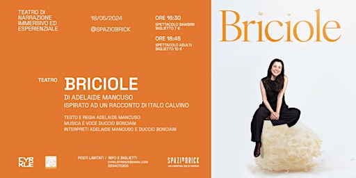 Hauptbild für BRICIOLE  / teatro di narrazione immersivo ed esperienziale