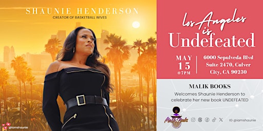 Imagem principal do evento Undefeated: Changing the Rules and Winning on My Own Terms by Shaunie Henderson