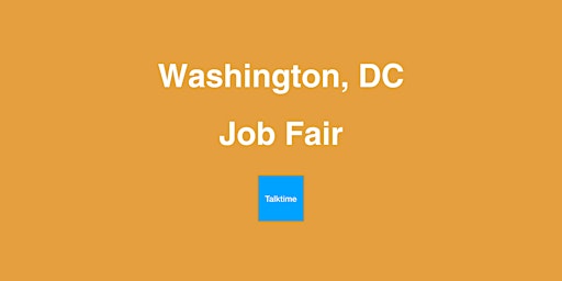 Job Fair - Washington primary image