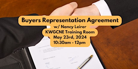 Buyers Representation Agreement w/ Nancy Leirer