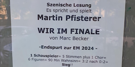 Wir im Finale       von Marc Becker     EUROPAMEISTERSCHAFT 2024 primary image