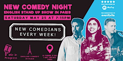 New Comedy Night | English Stand-Up Show in Paris primary image