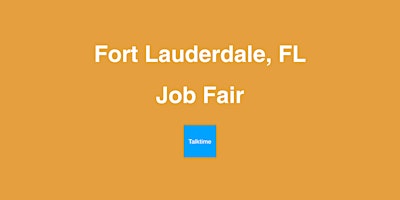Job Fair - Fort Lauderdale primary image