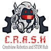 Logo de C.R.A.S.H (Crestview Robotics and STEM Hub)
