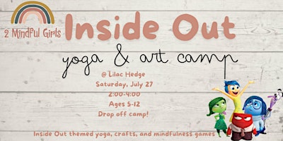 Imagem principal de The Inside Out Yoga & Art Camp (Come Meet Your Emotions!)