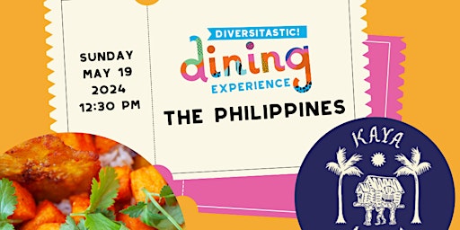 Primaire afbeelding van Diversitatstic! Dining - The Philippines