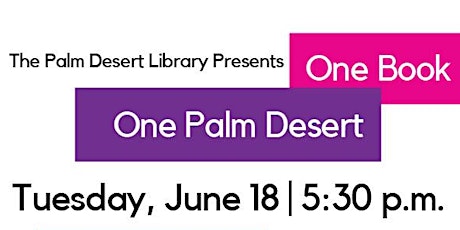 One Book - One Palm Desert