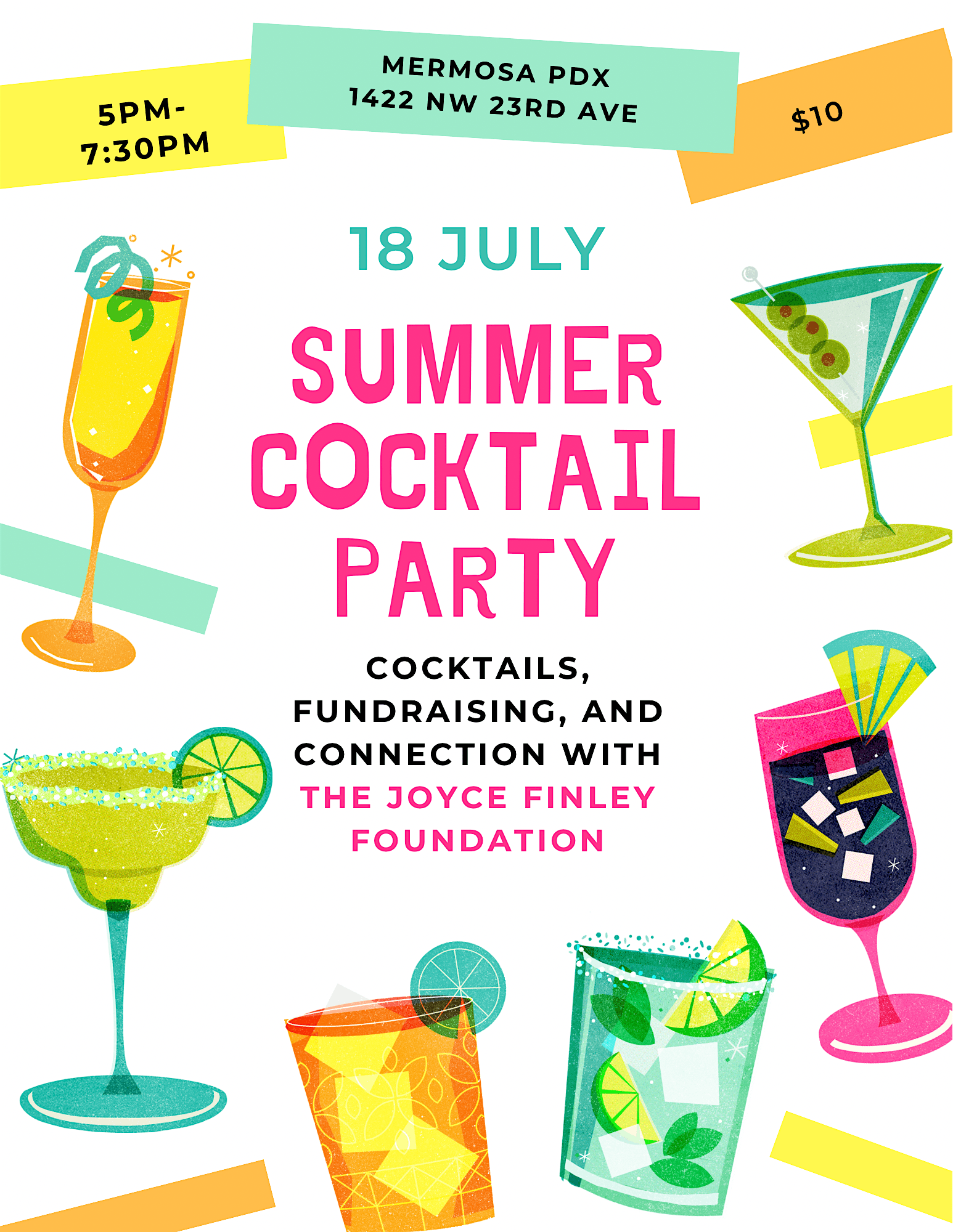 Summer Cocktail Party with JFF