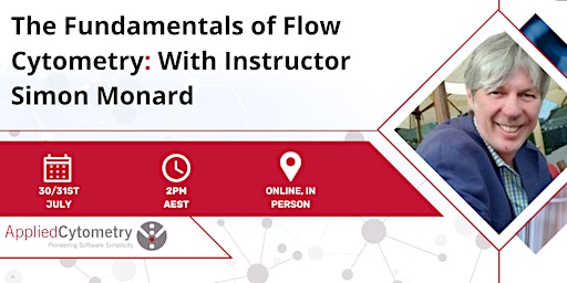 Image principale de The Fundamentals of Flow Cytometry with Simon Monard (30/31st July 2024)