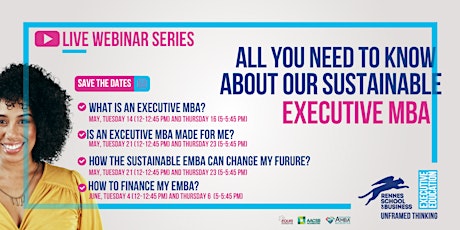 Webinar Series "All You need to Know about our EMBA" - Episode 1