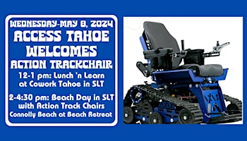 Primaire afbeelding van Lunch ‘n Learn with Action Trackchair and Access Tahoe